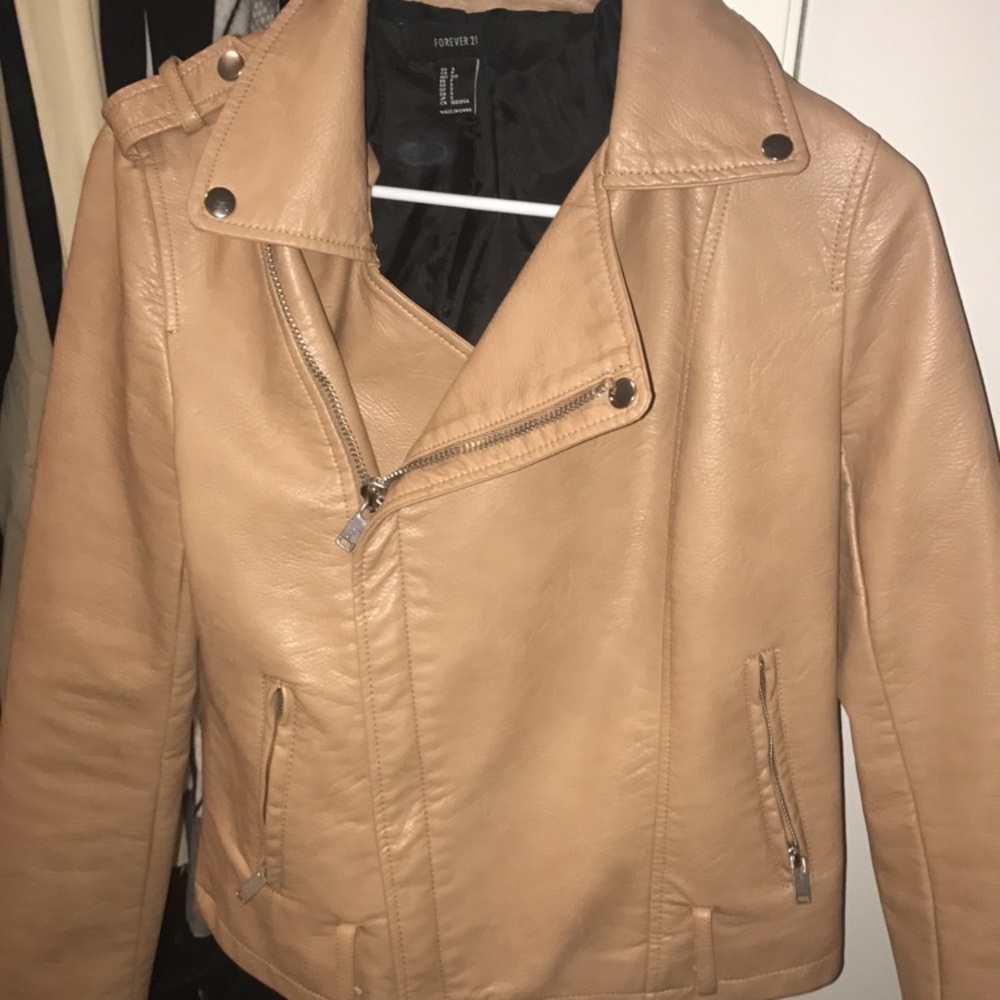 Leather Tan Jacket